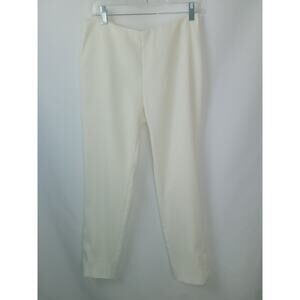 Marie St Claire Workwear Preppy Women's Dress Pant Ivory Cream Size 10 Petite